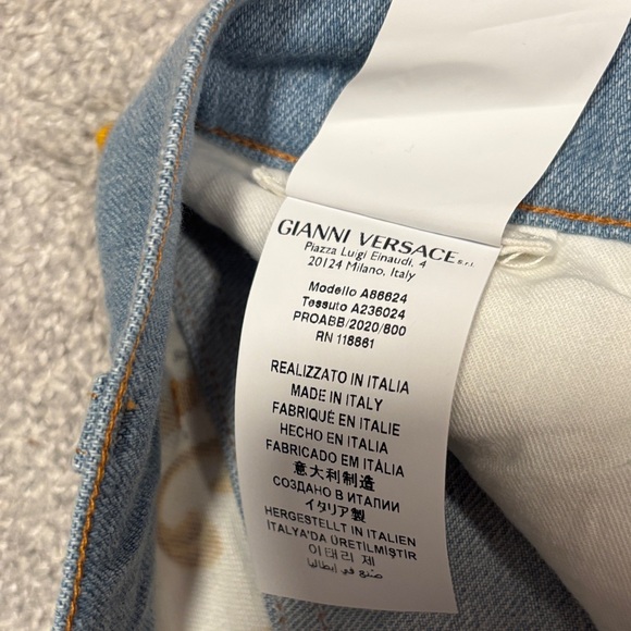 Versace Denim Shorts - Picture 4 of 8